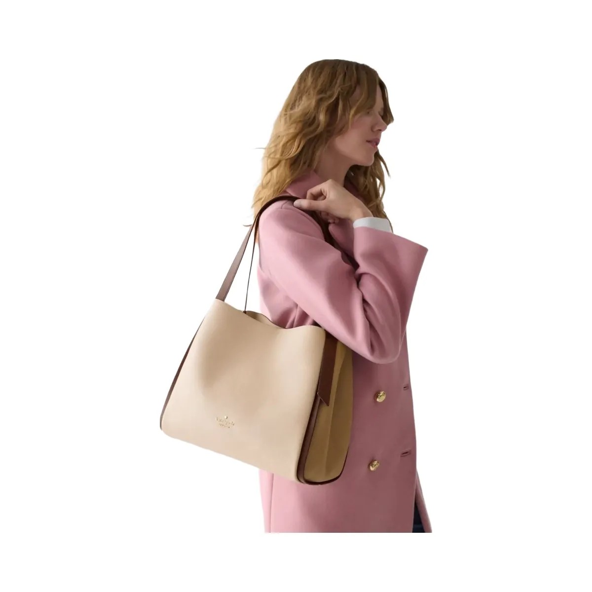 Kate Spade Knott Colorblock Large Carryall Milk Glass Multi - HypeFly India View 2