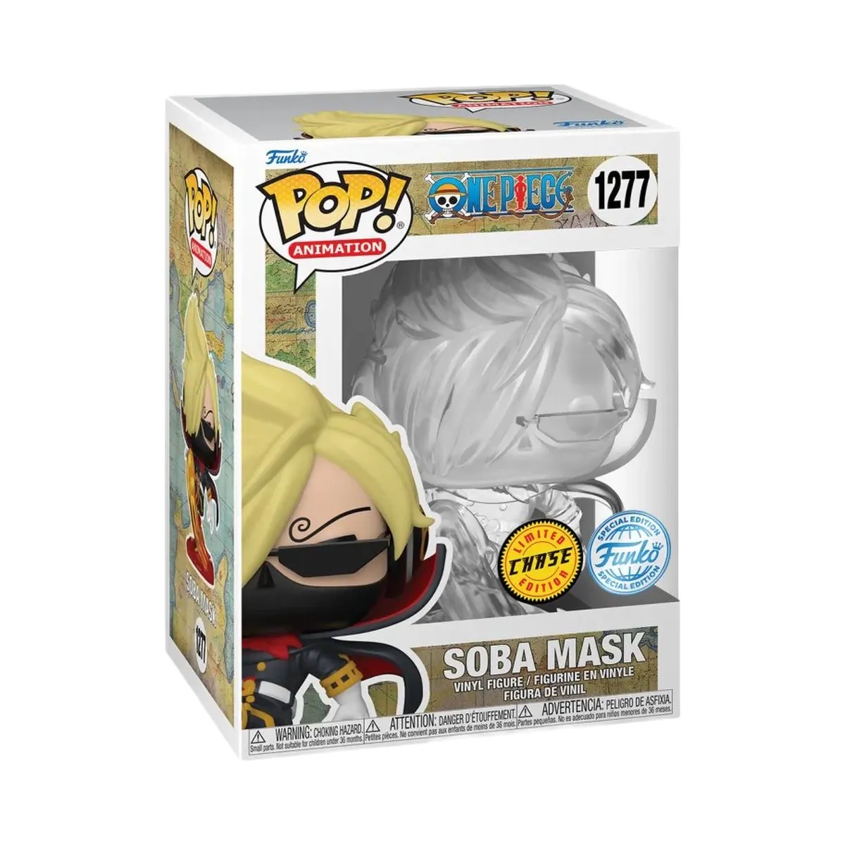 Funko Pop! ANIMATION: ONE PIECE SANJI with RED SUIT SOBA MASK #1277 - HypeFly India View 4