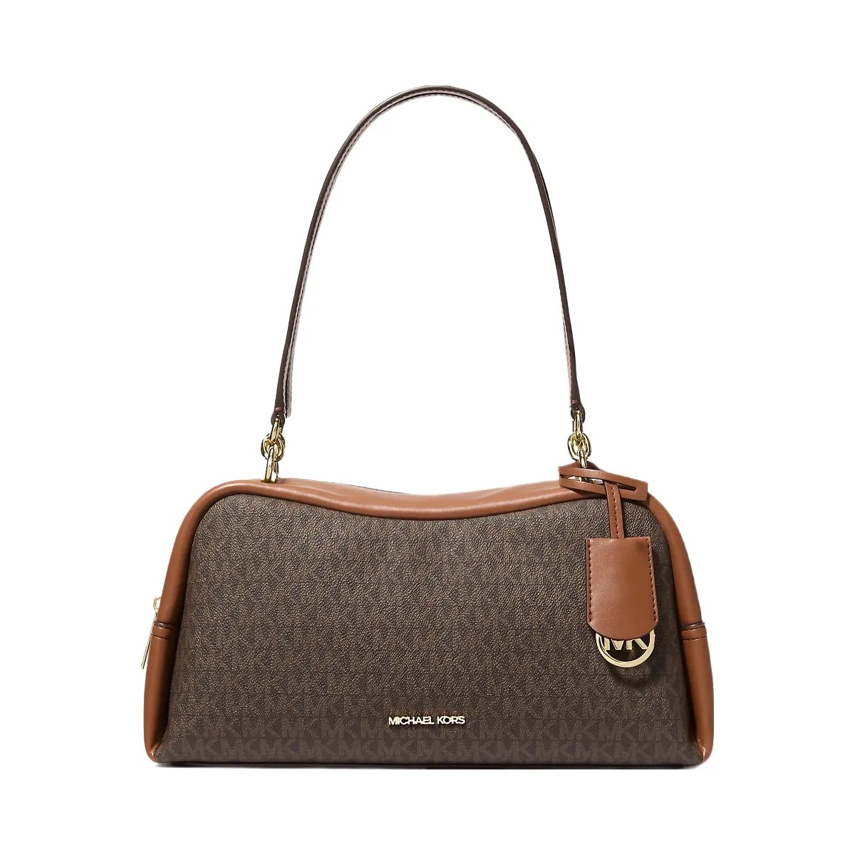 Michael Kors Cecily Medium Signature Logo Shoulder Bag Brown - HypeFly India View 1