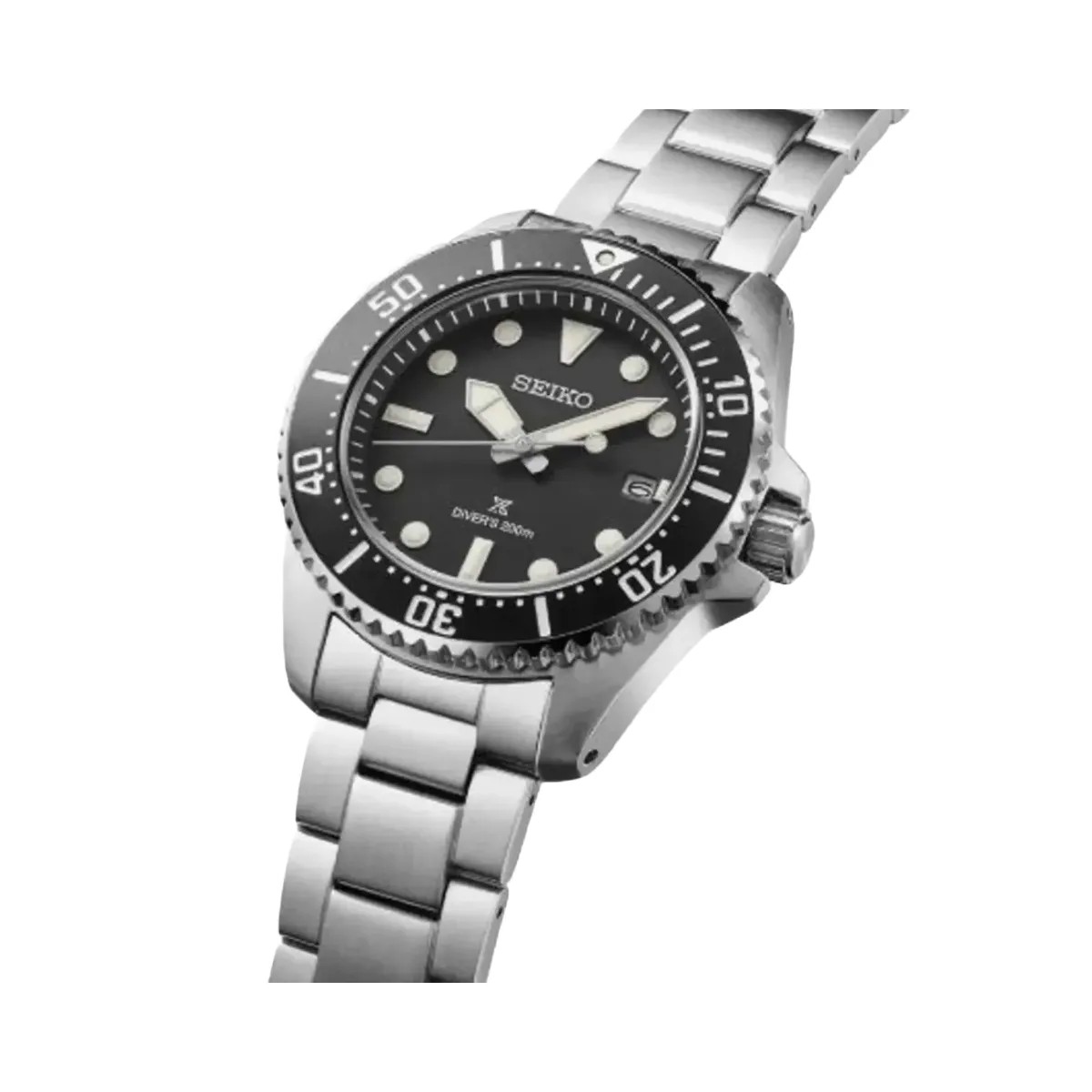 Seiko Prospex Solar Divers in Black Men's - HypeFly India View 2