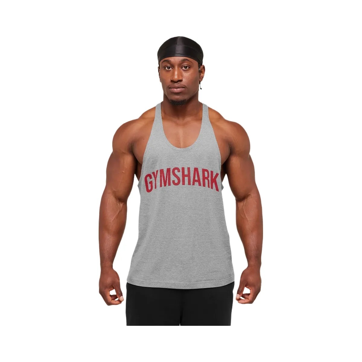 Gymshark Power Stringer - Charcoal Core Marl - HypeFly India View 1