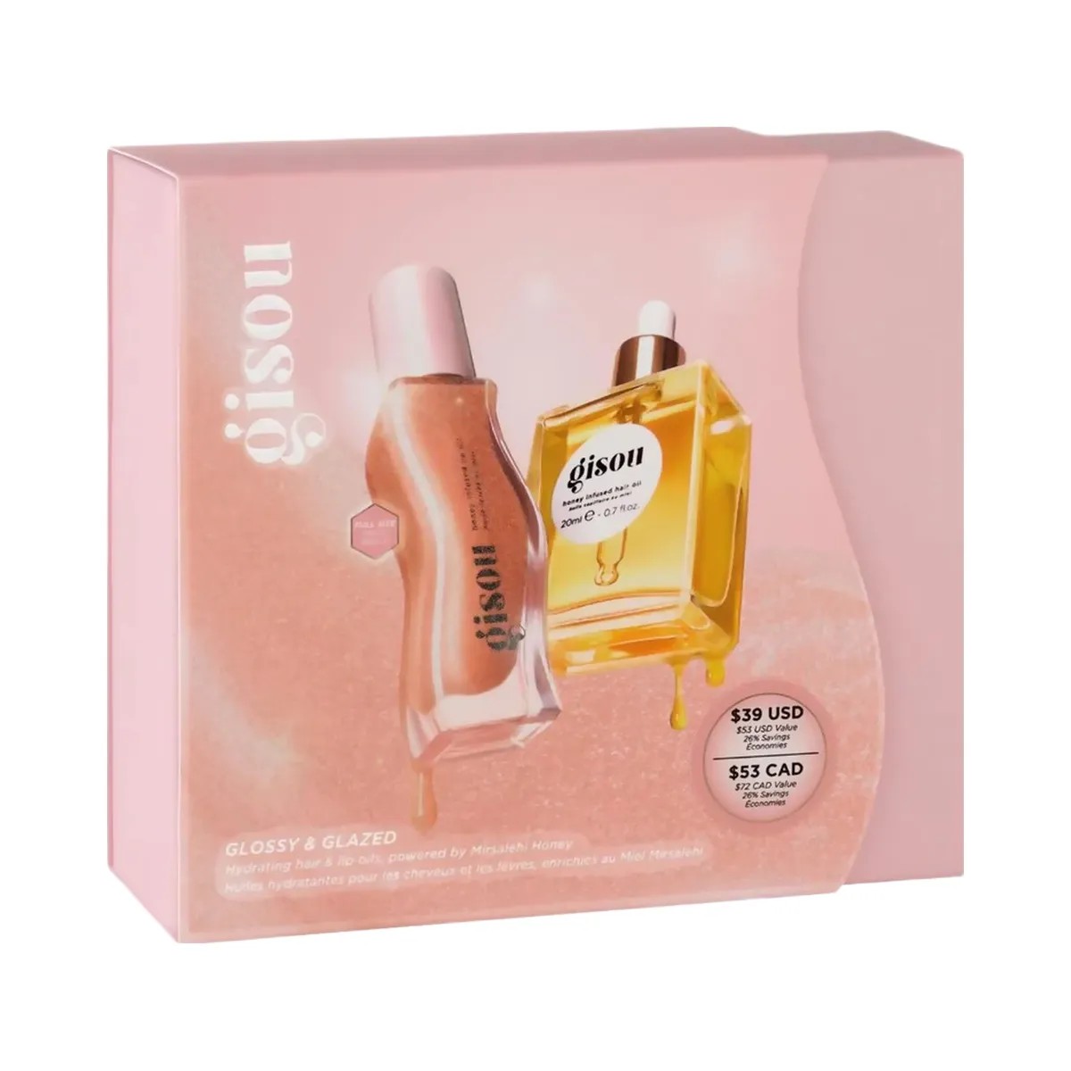 Gisou Glossy & Glazed Hair & Lip Oil Gift Set - HypeFly India View 2