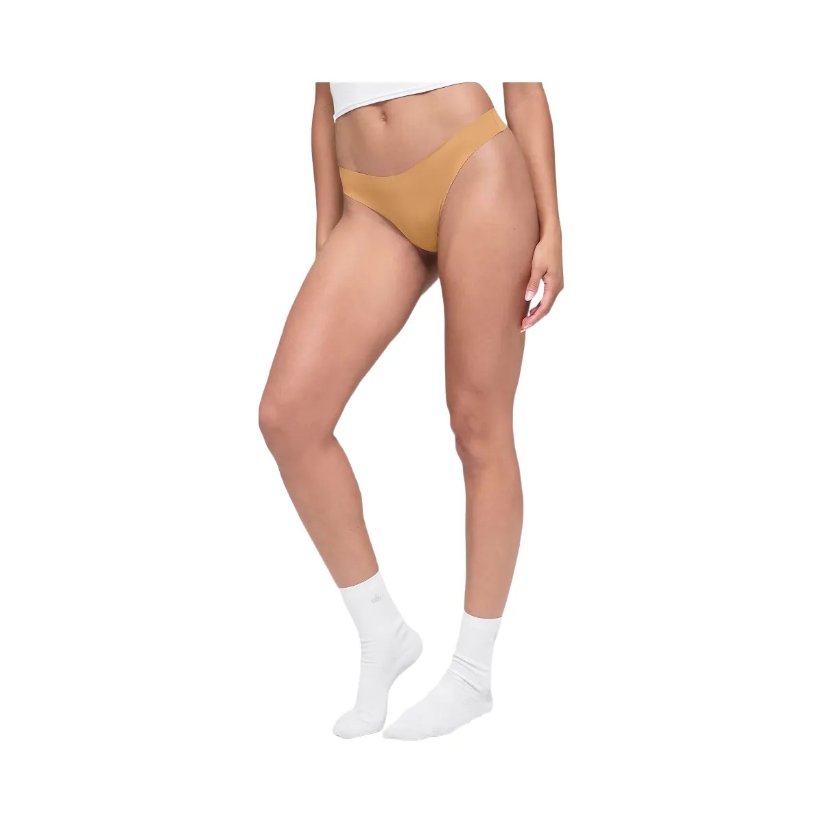 Alo Women's Airbrush Invisible Thong - Sand - HypeFly India View 3