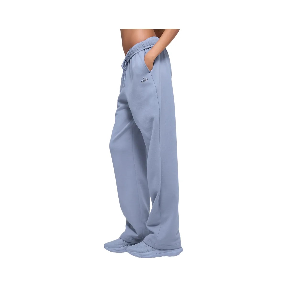 Alo Accolade Straight Leg Sweatpant - Winter Frost - HypeFly India View 4
