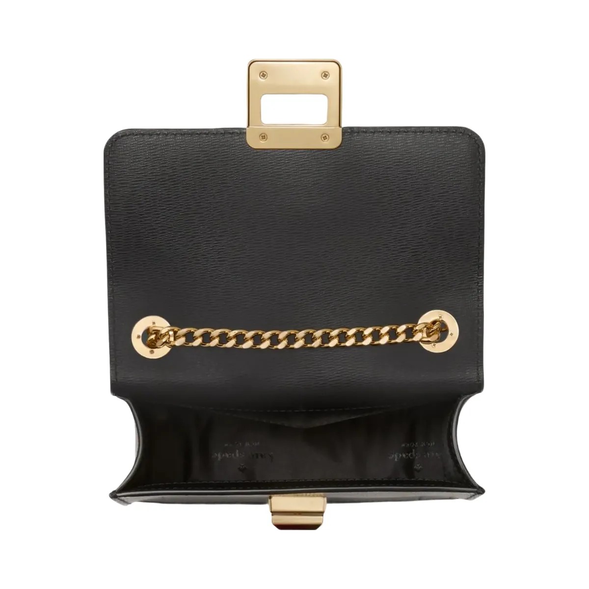 Kate Spade Phoebe Turnlock Mini Flap Crossbody Black - HypeFly India View 4