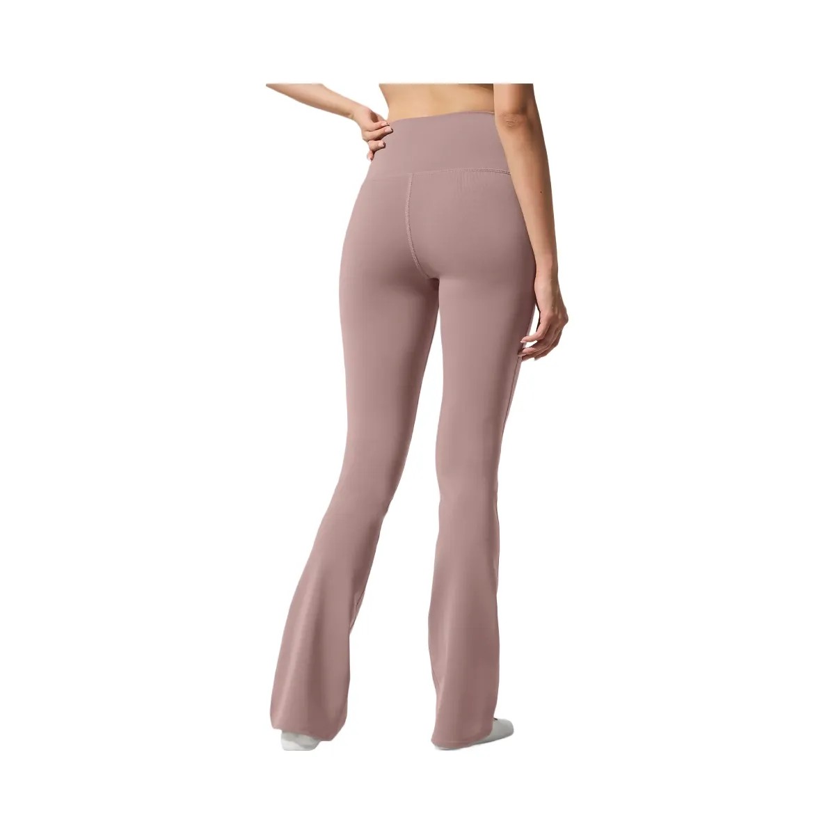 Alo Women's Airbrush High-Waist Bootcut Legging - Taupe - HypeFly India View 3