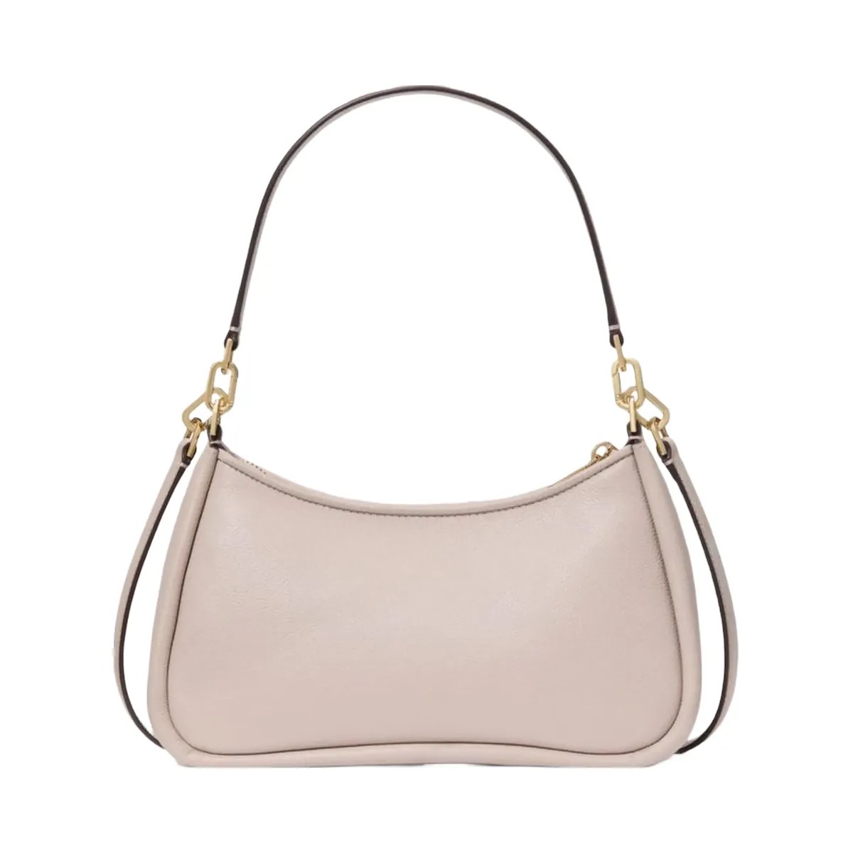 Kate Spade Kayla Woven Leather Small Convertible Shoulder Bag Cozy Grey - HypeFly India View 2