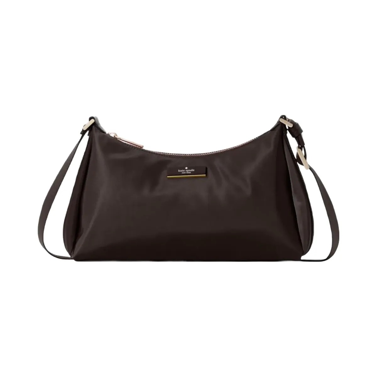 Kate Spade Carter Nylon Small Shoulder Bag Hot Fudge - HypeFly India View 1