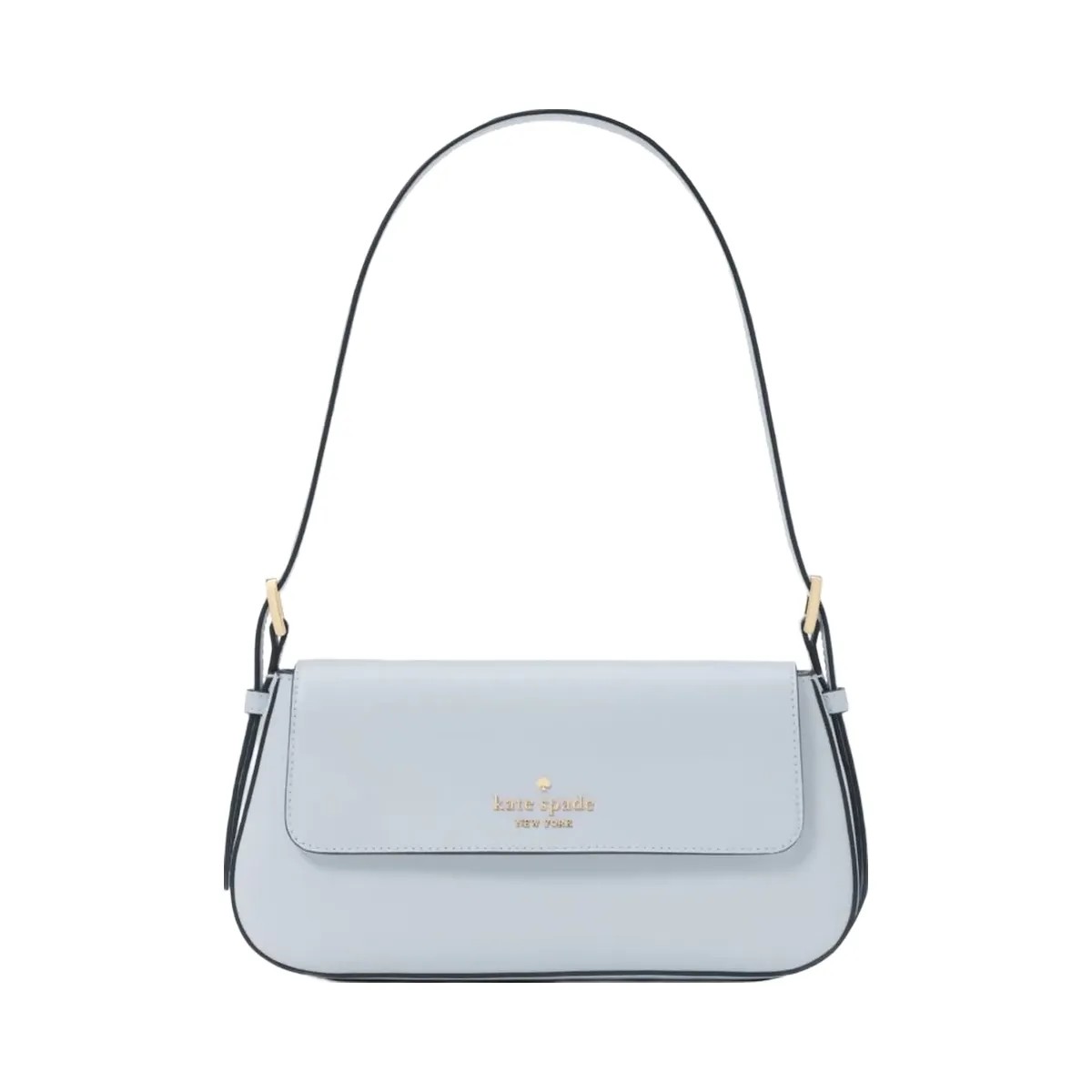 Kate Spade Madison Saffiano Leather Small Flap Shoulder Bag Watercolor Blue - HypeFly India View 1