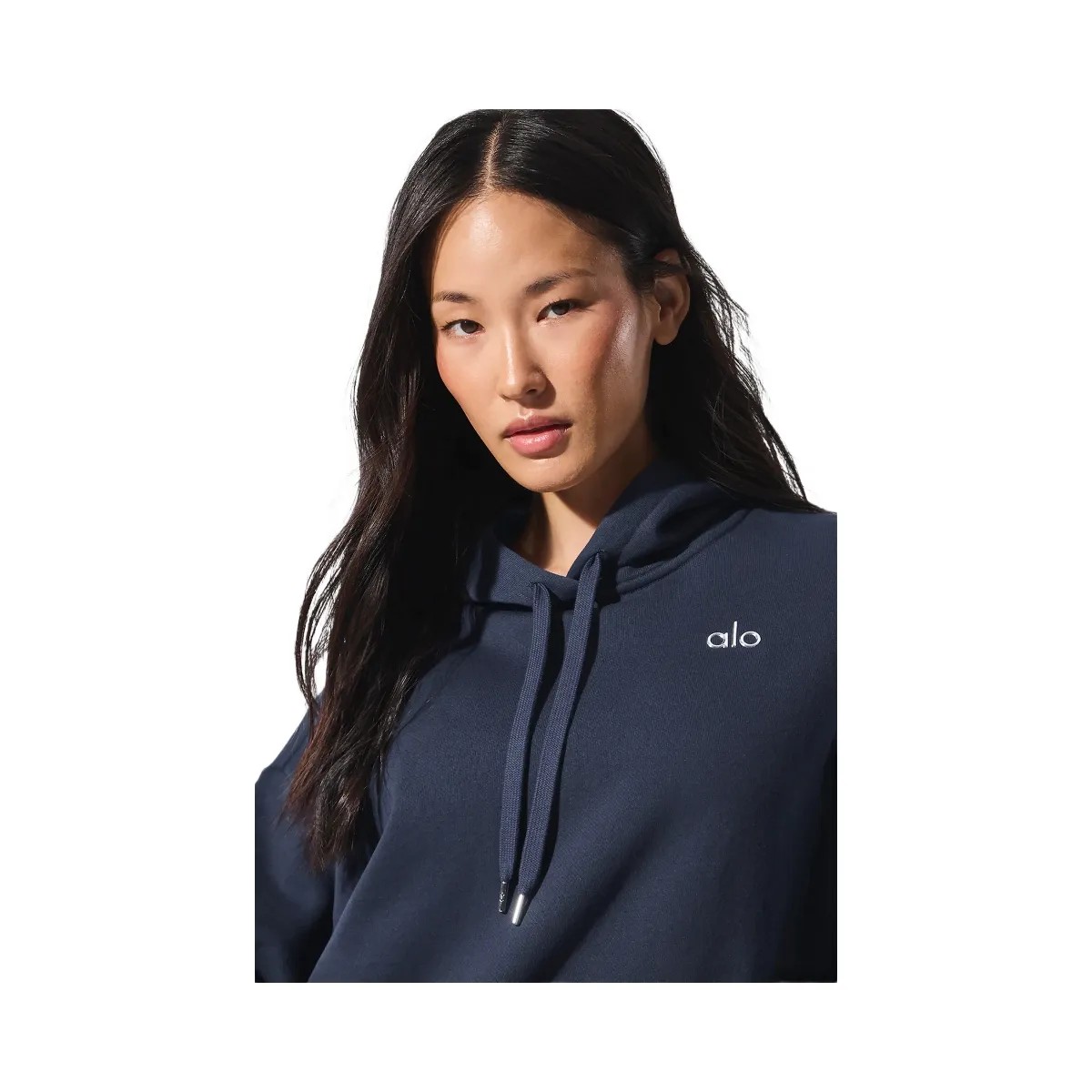 Alo Women's Accolade Hoodie - Navy - HypeFly India View 2