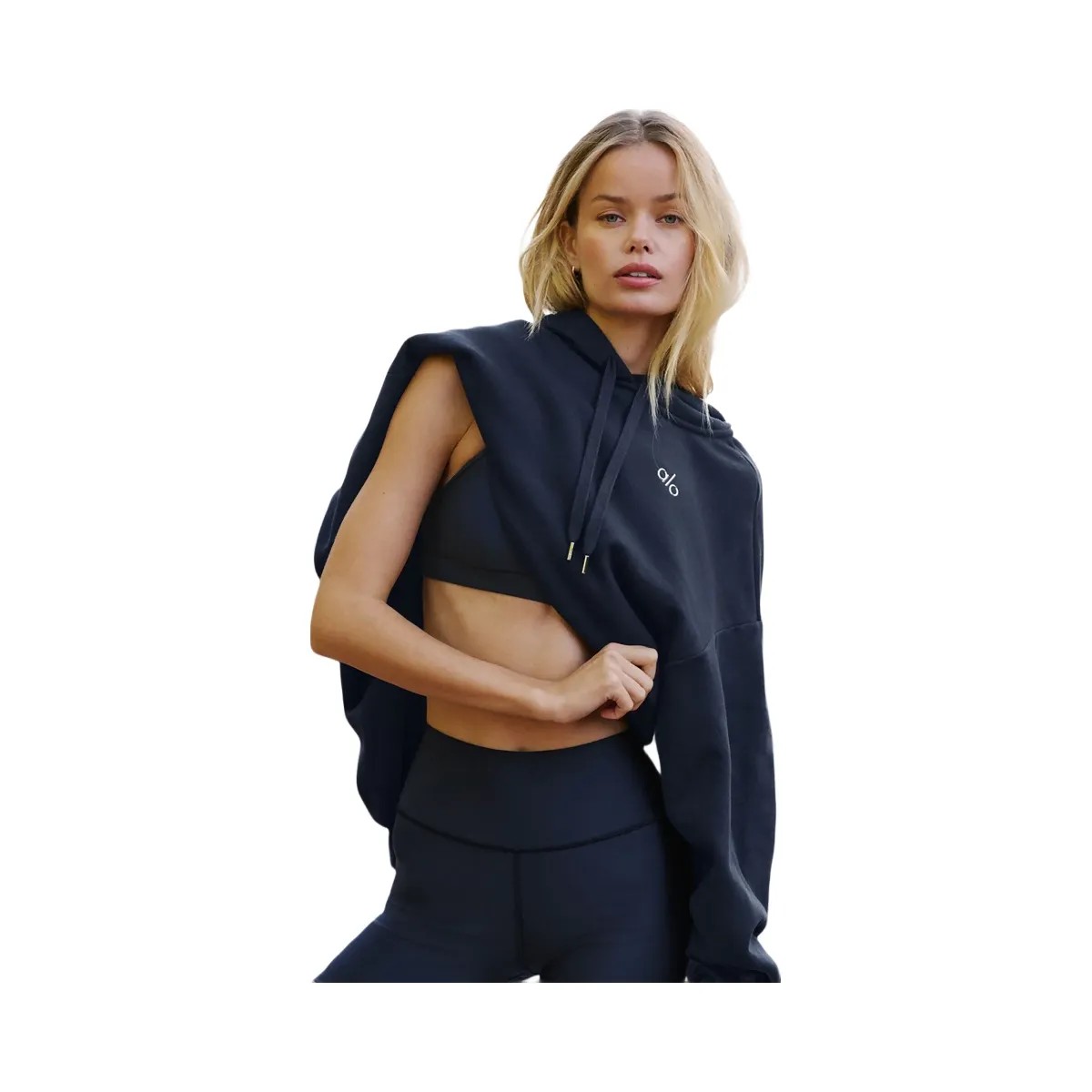 Alo Women's Accolade Hoodie - Navy - HypeFly India View 6