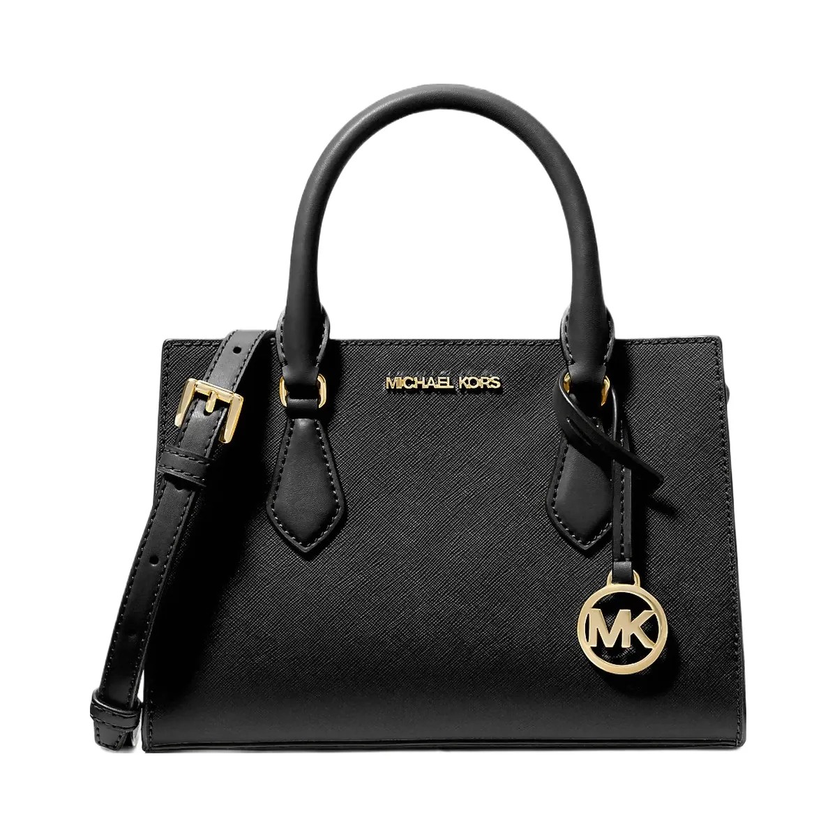 Michael Kors Sheila Small Satchel Black - HypeFly India View 1