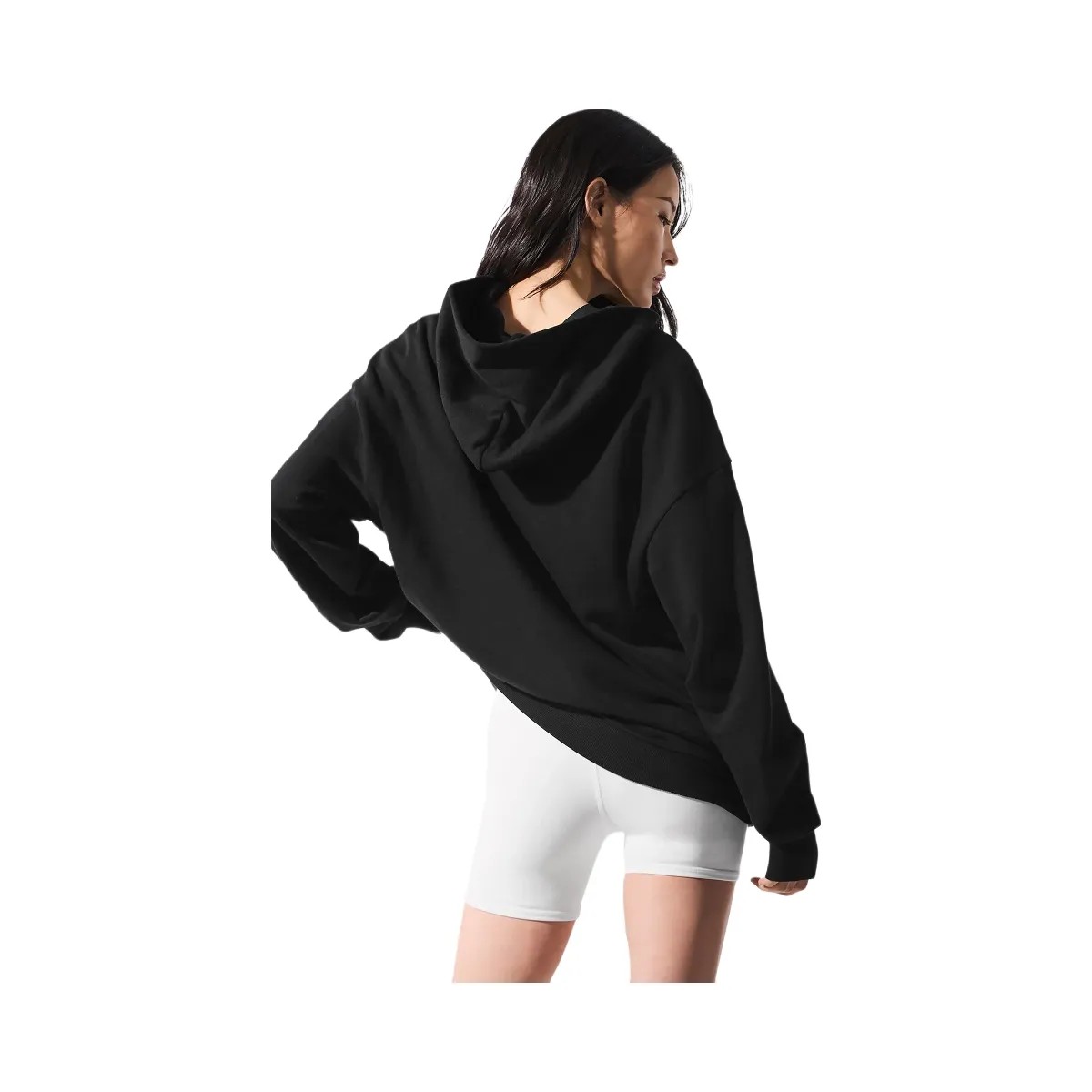 Alo Women's Chill Hoodie - Black - HypeFly India View 4
