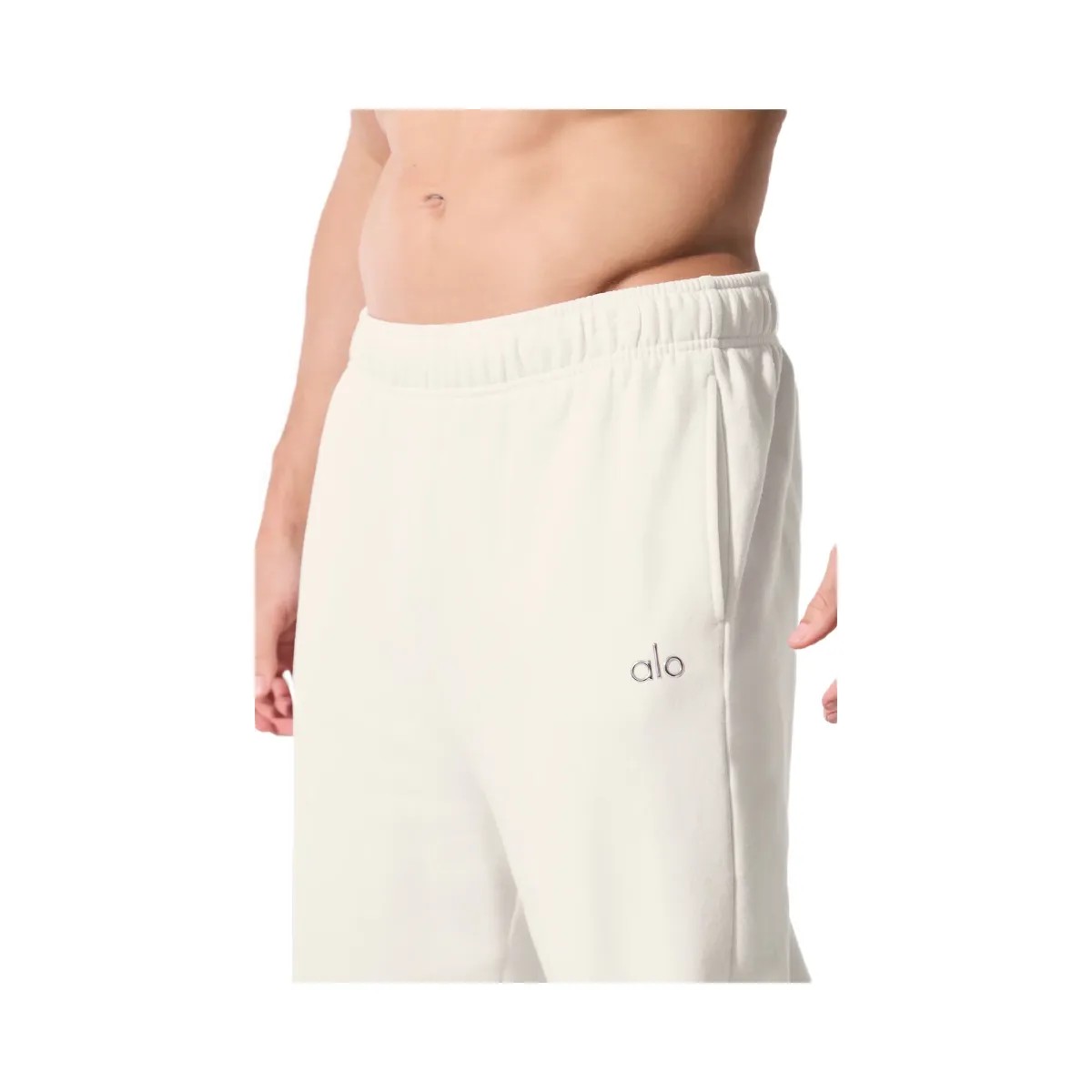 Alo Men's Accolade Sweatpant - Ivory - HypeFly India View 4