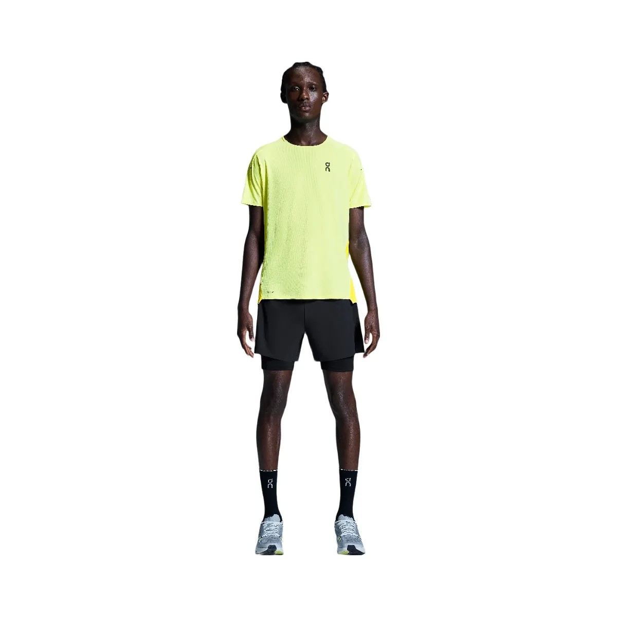 On 5" Performance 2/1 Shorts Black - HypeFly India View 2