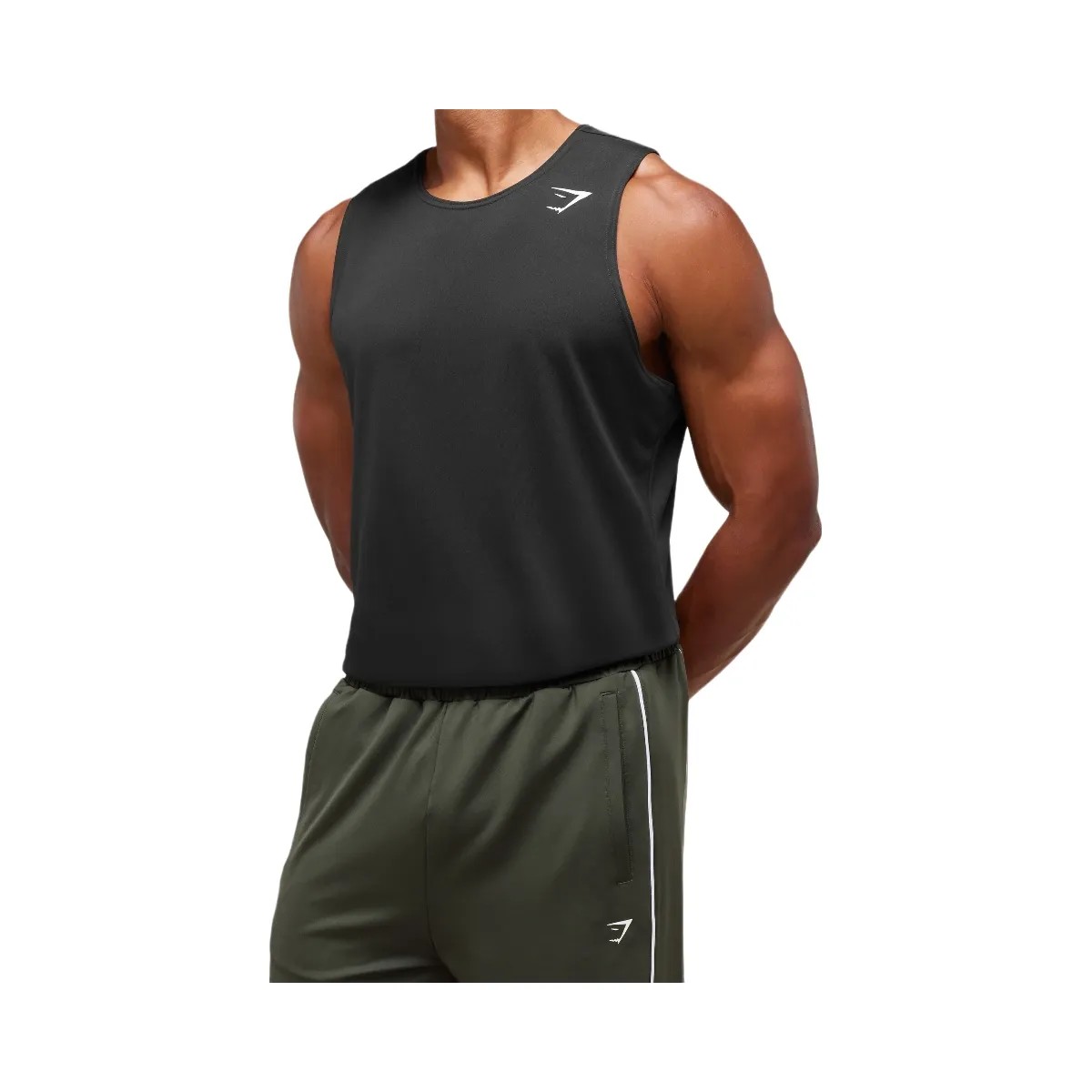 Gymshark Arrival Tank - Black - HypeFly India View 3