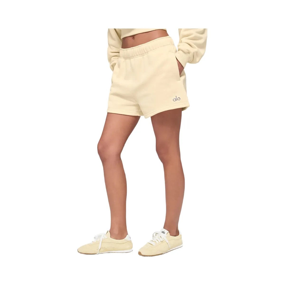 Alo Women's Accolade Short - Candlelight Yellow - HypeFly India View 1