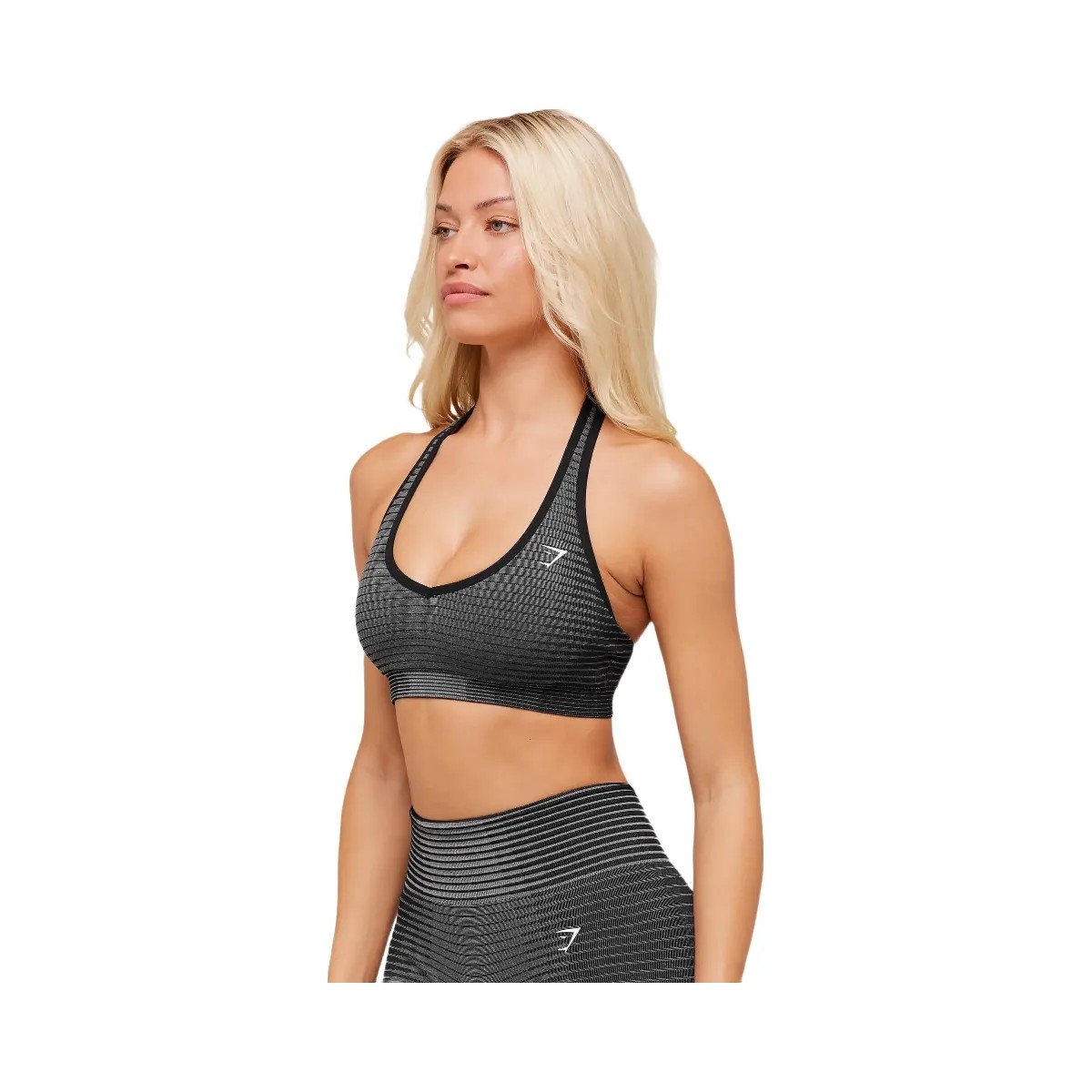 Gymshark Sport Seamless Sports Bra - GS Onyx Grey/GS Black - HypeFly India View 3