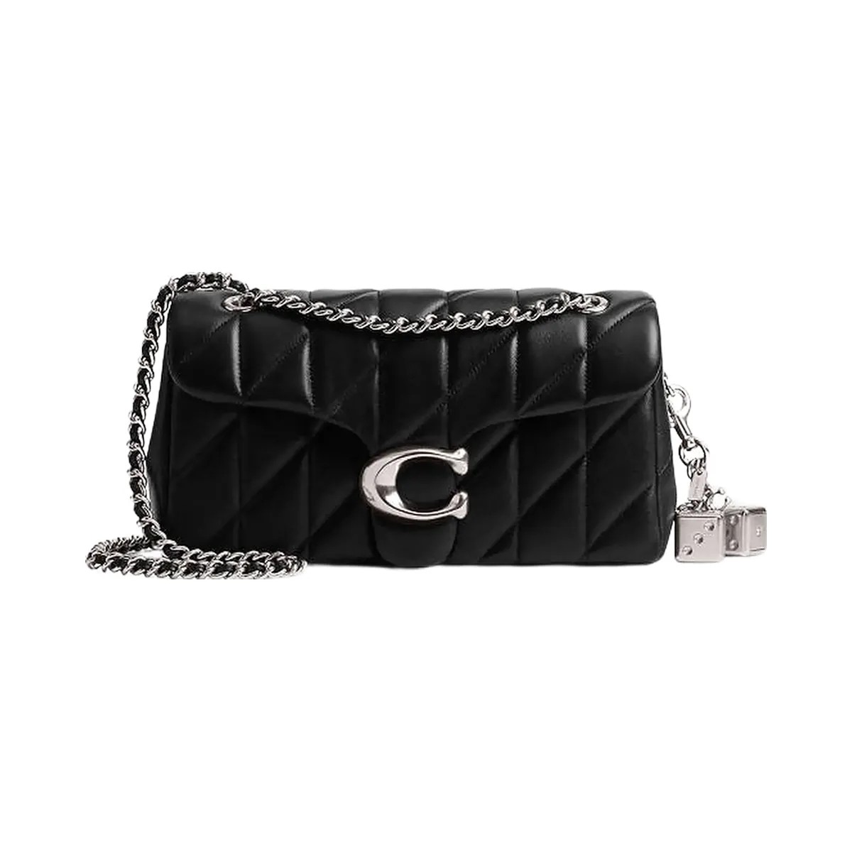 Coach Dice Bag Charm Silver-Silver - HypeFly India View 1