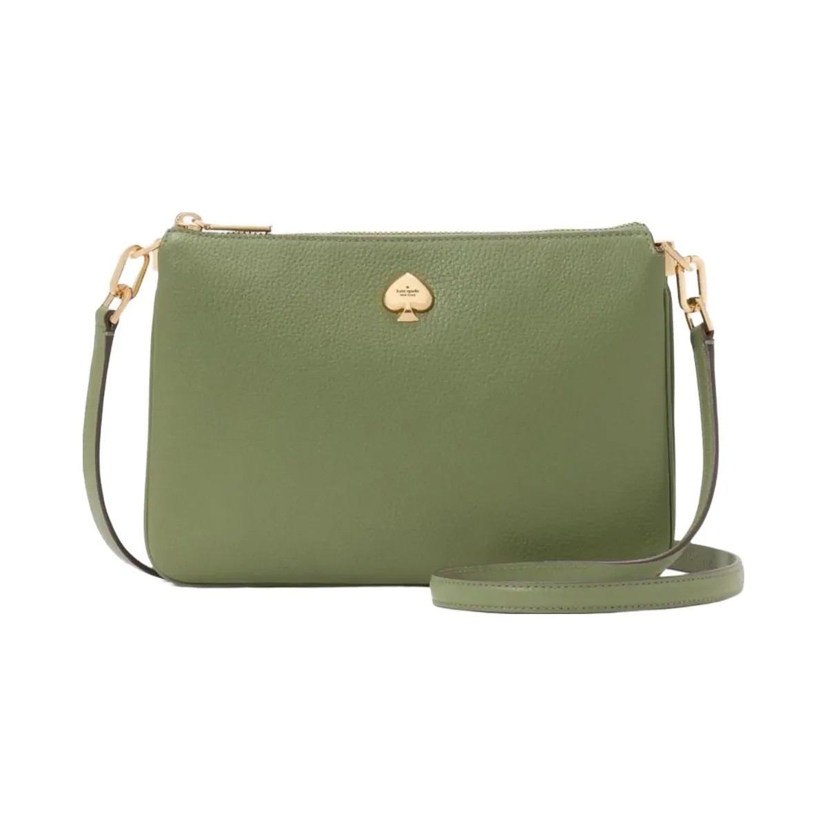 Kate Spade Kayla Small Triple Compartment Crossbody Cedar Stand - HypeFly India View 1