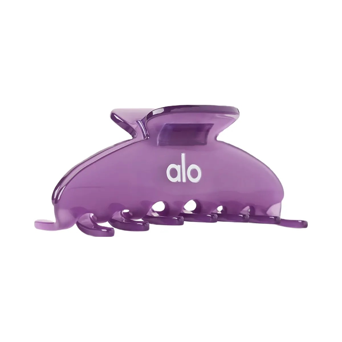 Alo 90's Claw Clip - Plum Kiss Clear - HypeFly India View 1