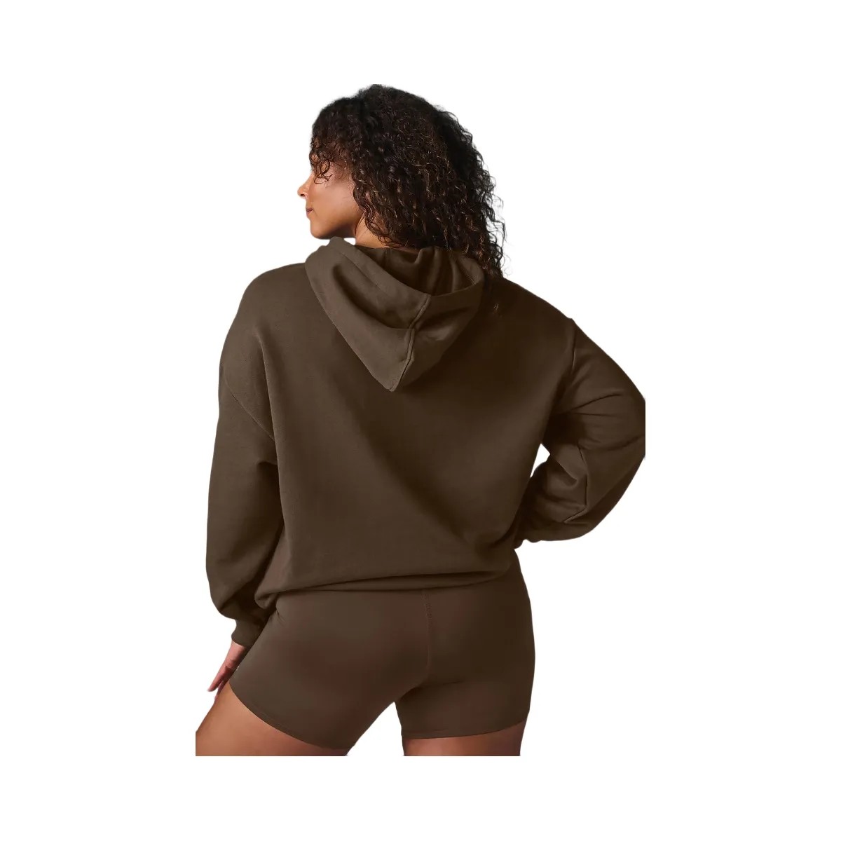 Alo Women's Accolade Hoodie - Espresso - HypeFly India View 6