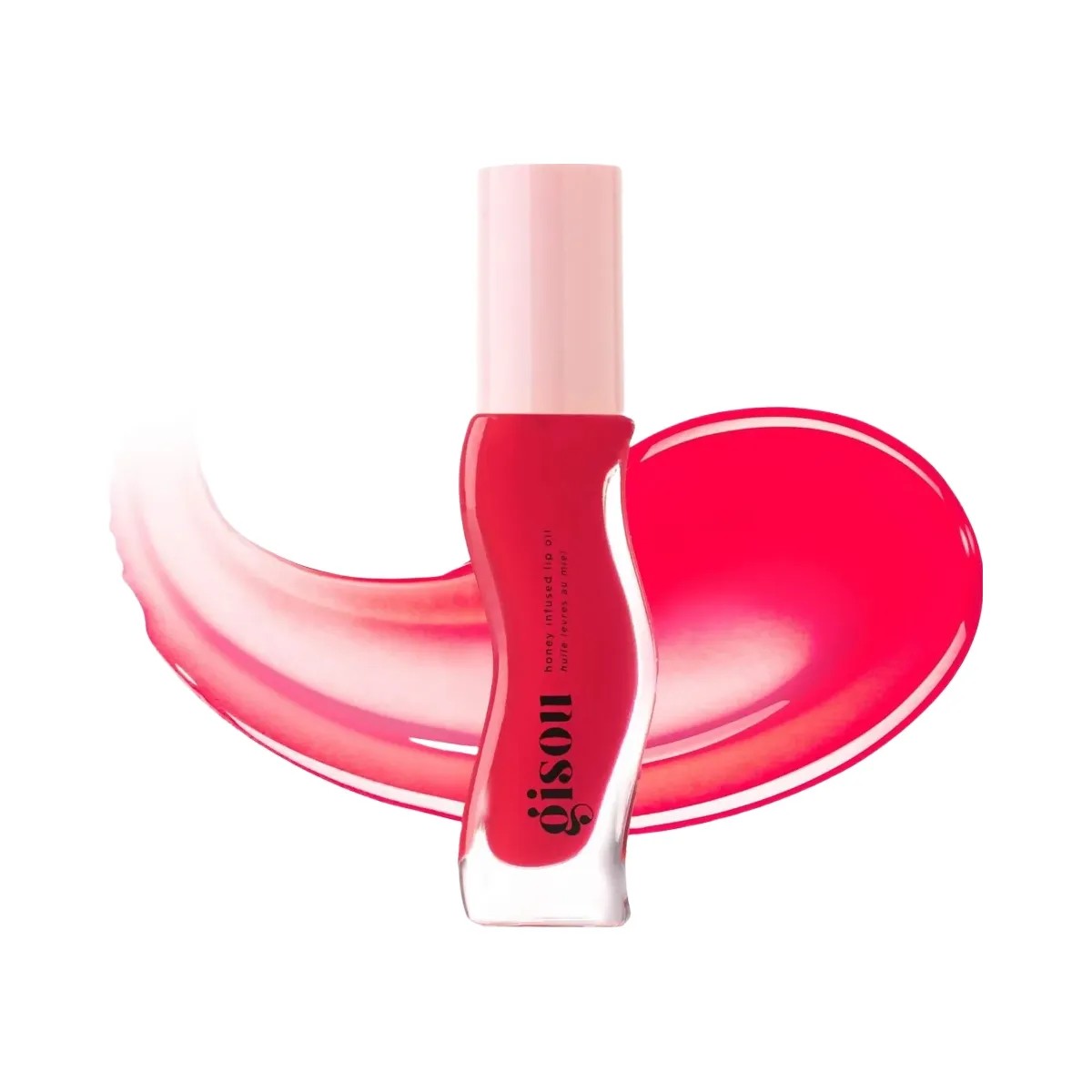 Gisou Honey Infused Hydrating Lip Oil 'Strawberry Sorbet' - HypeFly India View 1