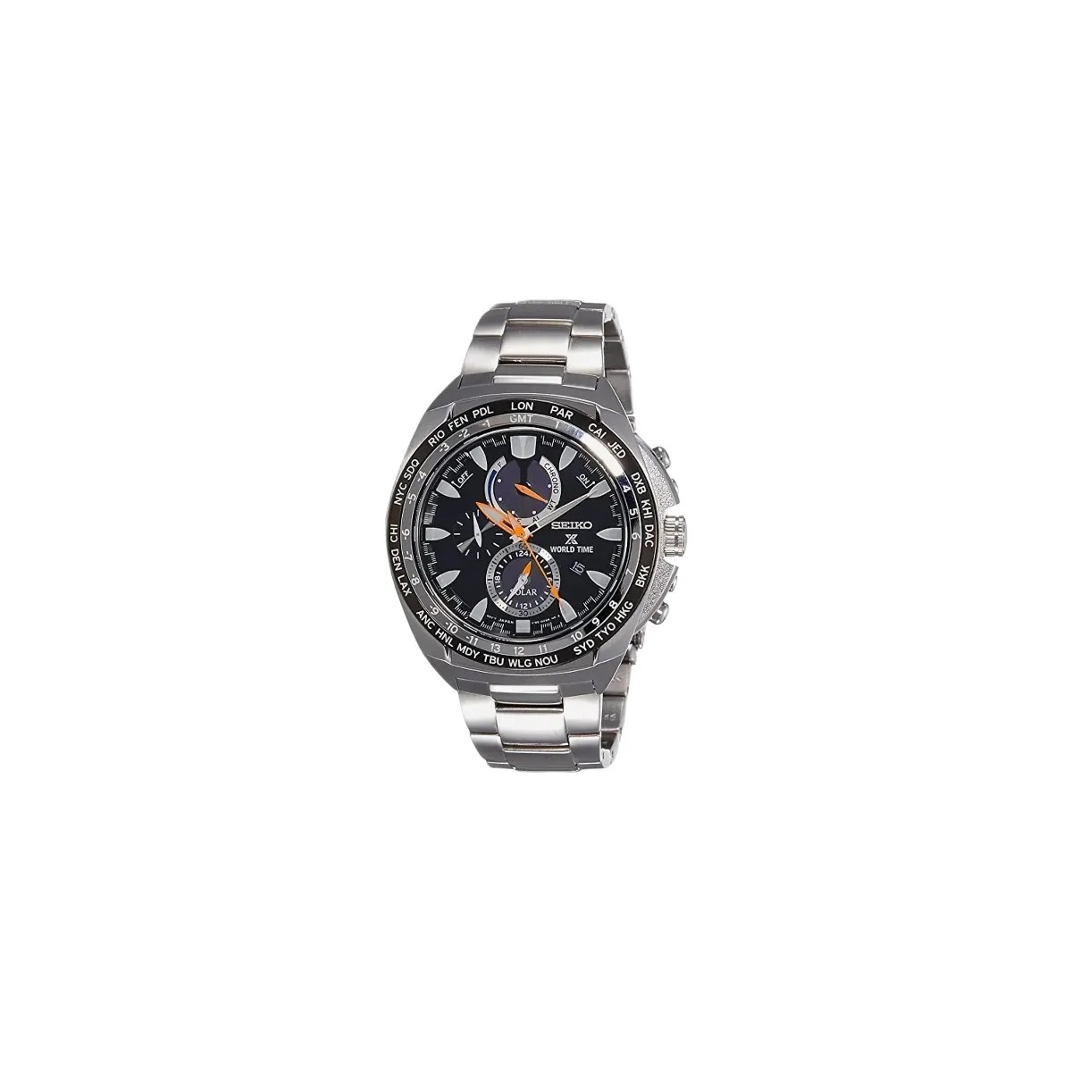 Seiko Prospex World Time Solar Chronograph Men's - HypeFly India View 1