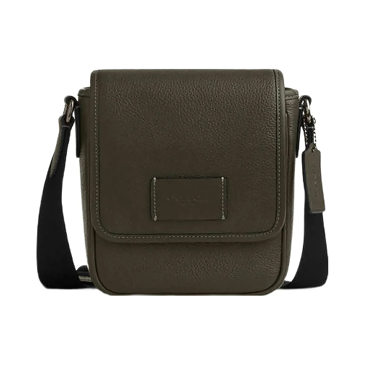 Coach Lucas Crossbody Bag Pebbled Leather-Qb-Uniform Green - HypeFly India View 1