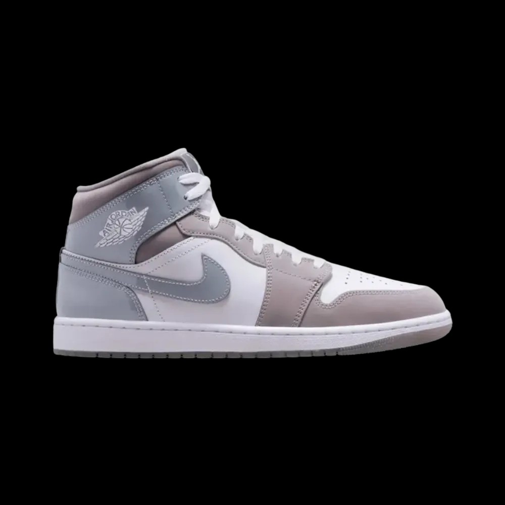 Air Jordan 1 Mid SE 'Patent Cool Grey' - HypeFly India View 1