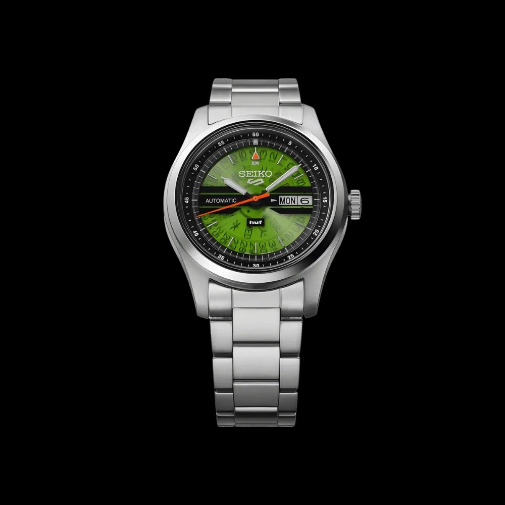 Seiko 5 Sports x HUF  - HypeFly India View 1