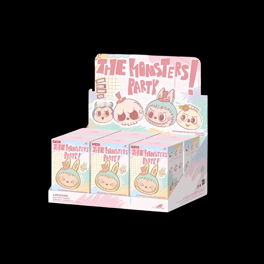 Pop Mart Labubu The Monsters Party Series Reversible Plush Doll Sealed Case (6 Blind Box) - HypeFly India View 1
