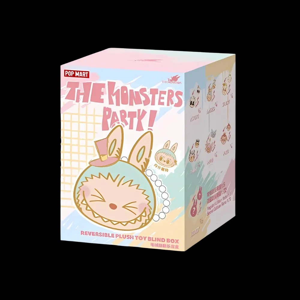Pop Mart Labubu The Monster Party Series Reversible Plush Doll Blind Box - HypeFly India View 1