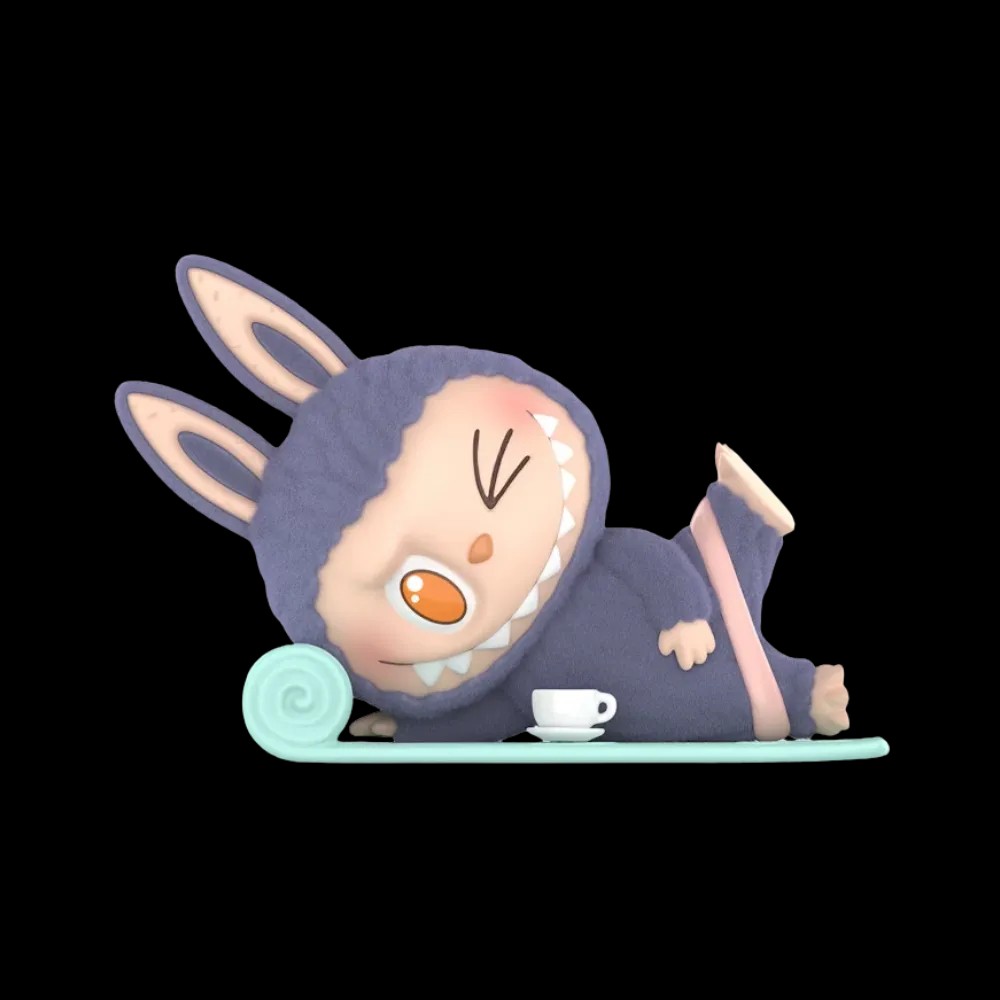 Pop Mart THE MONSTERS Labubu Lazy Yoga Series Americano Figure - HypeFly India View 1