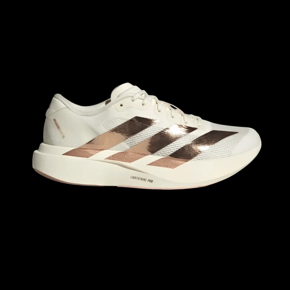 Adidas Adizero Evo SL 'Metallic Stripes Off White Copper' - HypeFly India View 1