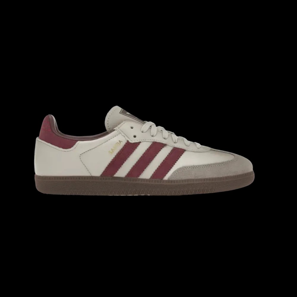 Samba OG 'Putty Grey Maroon' - HypeFly India View 1