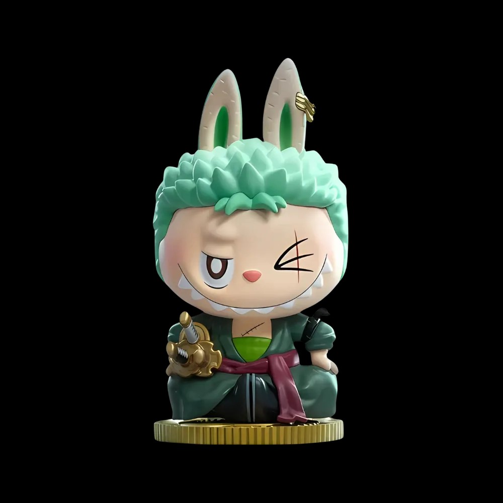 Pop Mart Labubu The Monsters x One Piece Series Roronoa Zoro Figure - HypeFly India View 1