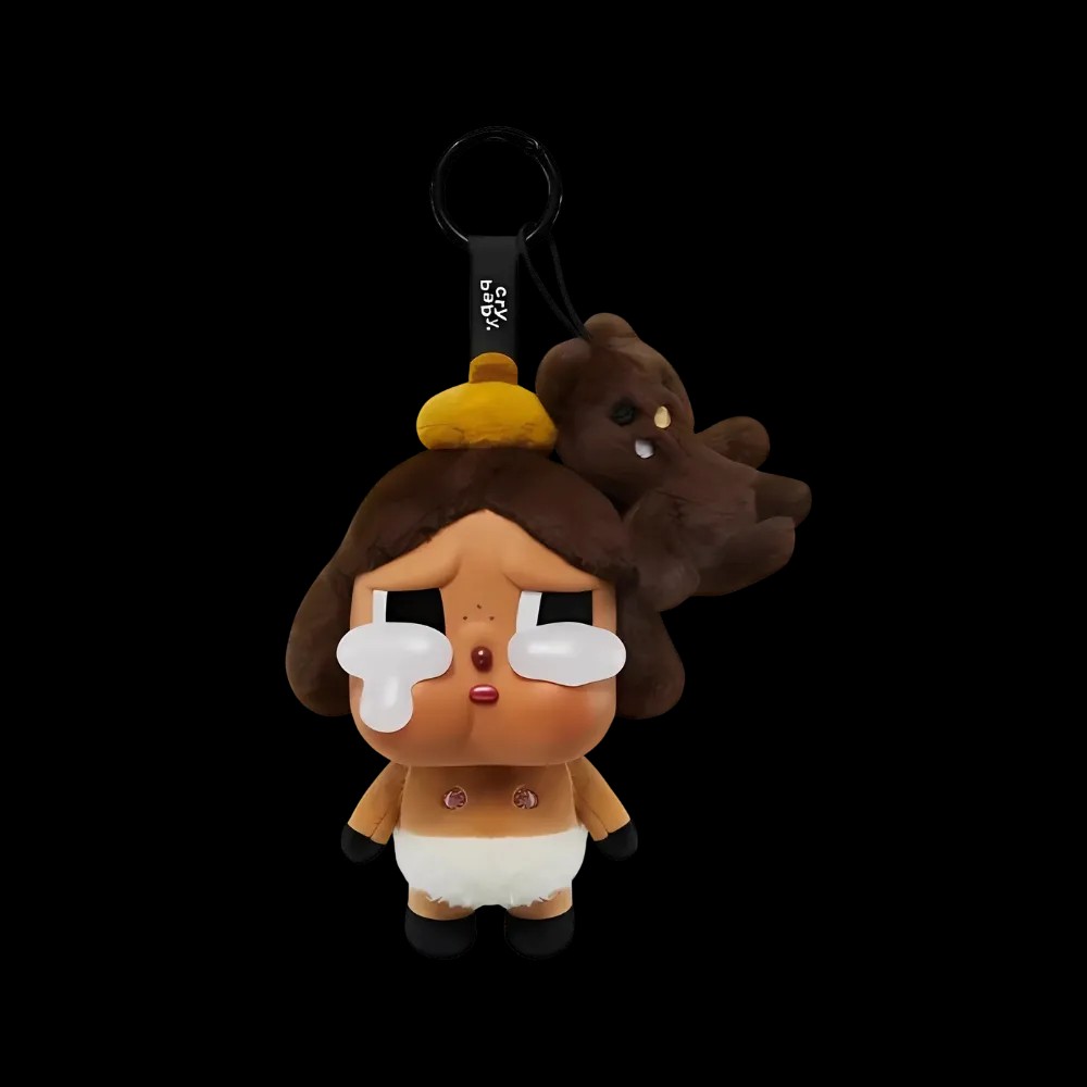 Pop Mart CryBaby Crying Again Series Baby Brown (Secret Edition) Vinyl Face Plush - HypeFly India View 1