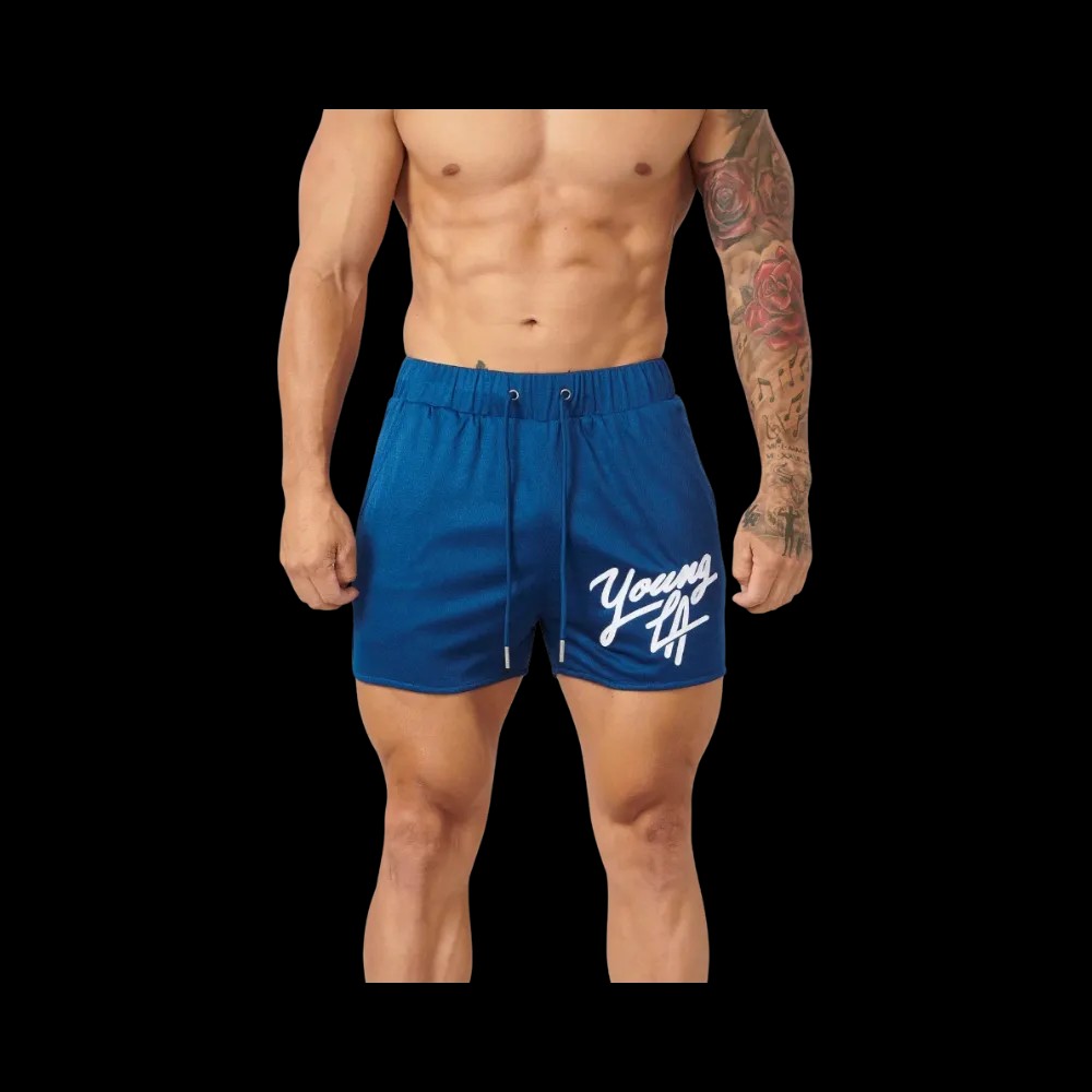 YoungLA Legacy Shorts Navy - HypeFly India View 1