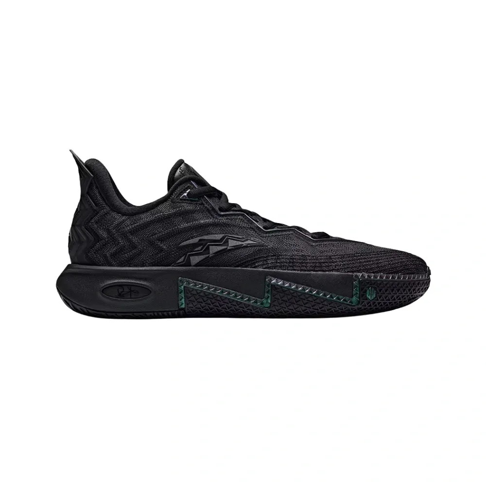 Anta Kai 2 "Triple Black" Basketball Shoes - HypeFly India View 1