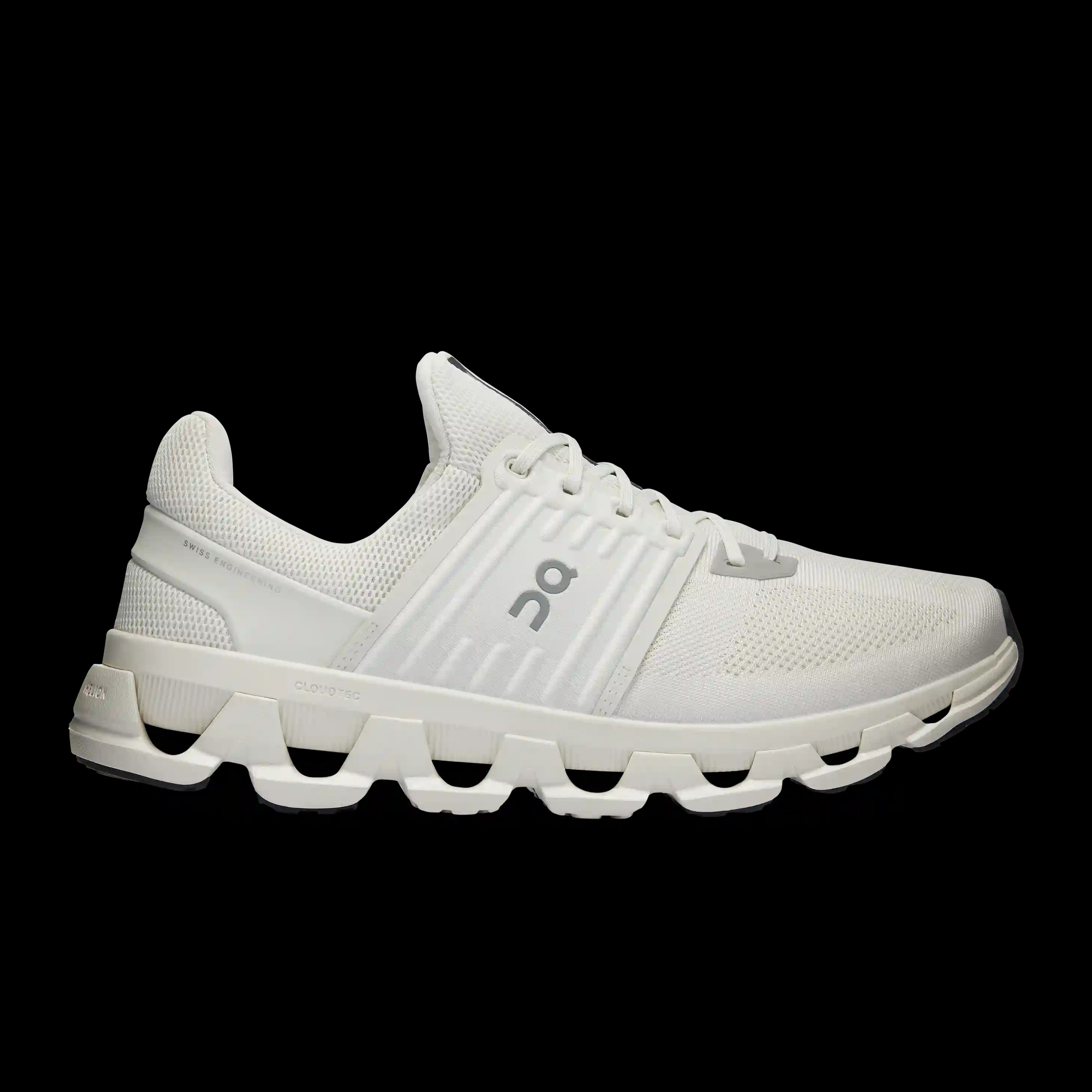 Cloudswift 3 AD Ice Black On Running - HypeFly India View 1