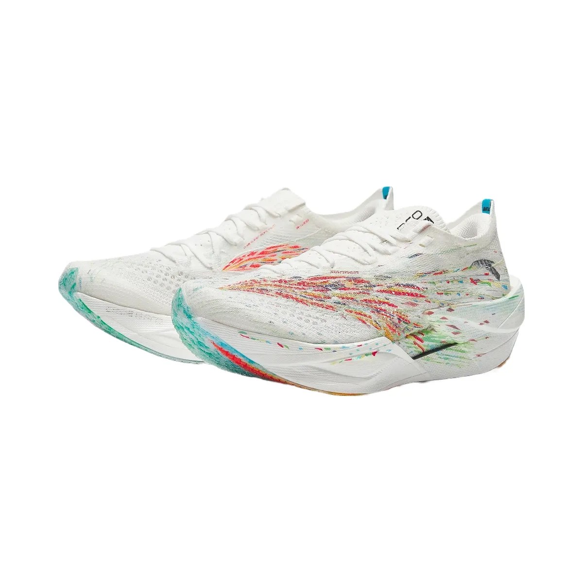 Anta C202 6 Pro White/Red/Green - HypeFly India View 4