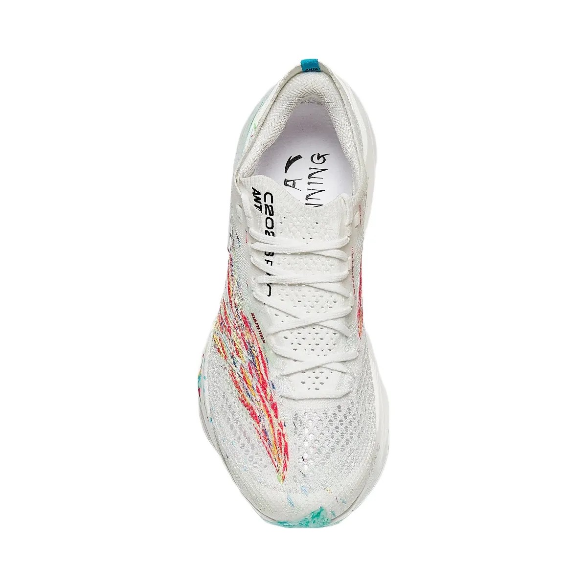 Anta C202 6 Pro White/Red/Green - HypeFly India View 5