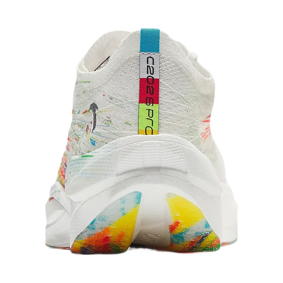 Anta C202 6 Pro White/Red/Green - HypeFly India View 6