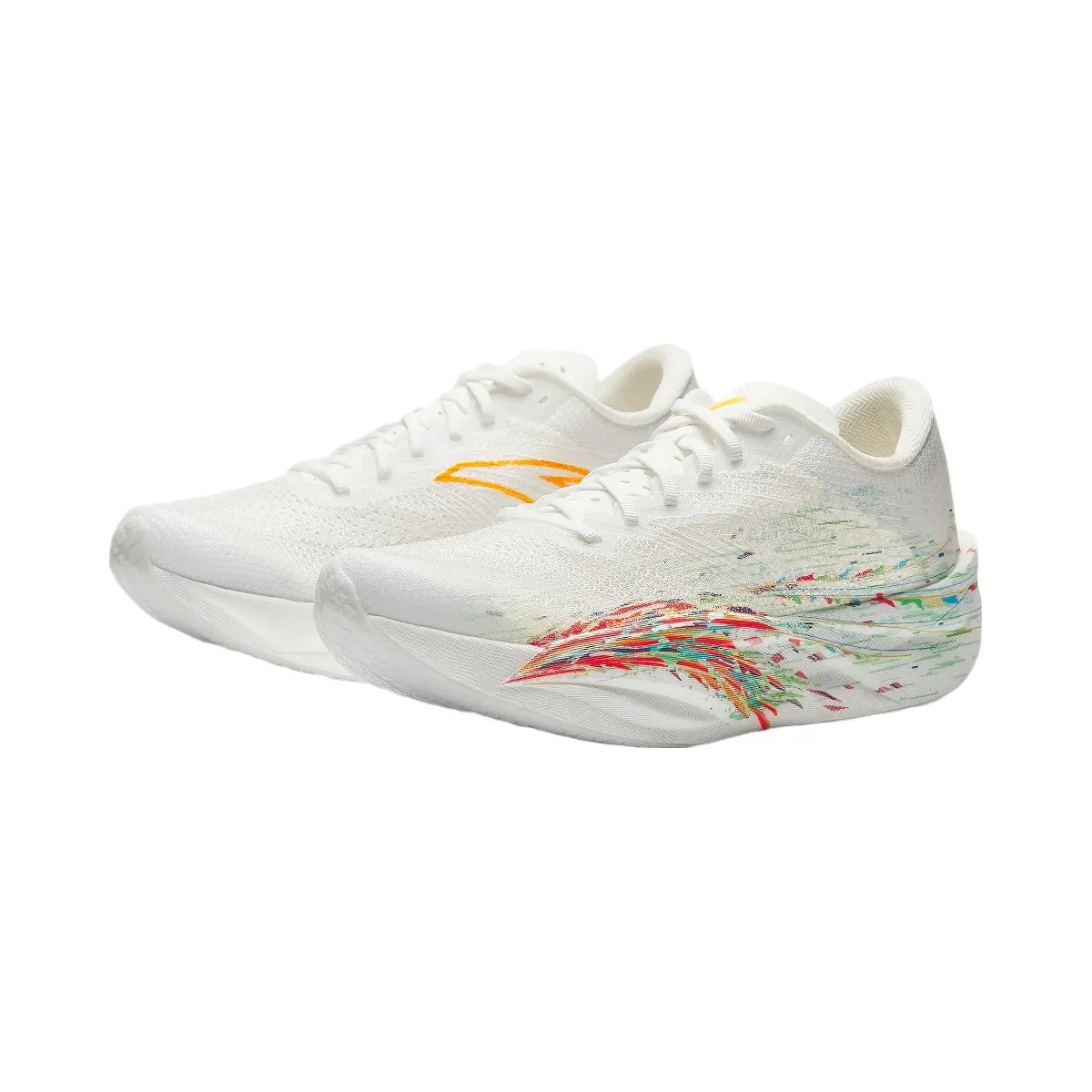 Anta Mens C202 6 White/Orange/Green - HypeFly India View 4