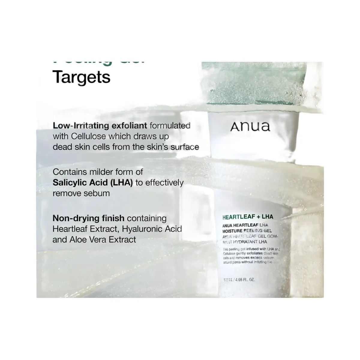 ANUA Heartleaf LHA Moisture Peeling Gel - HypeFly India View 4