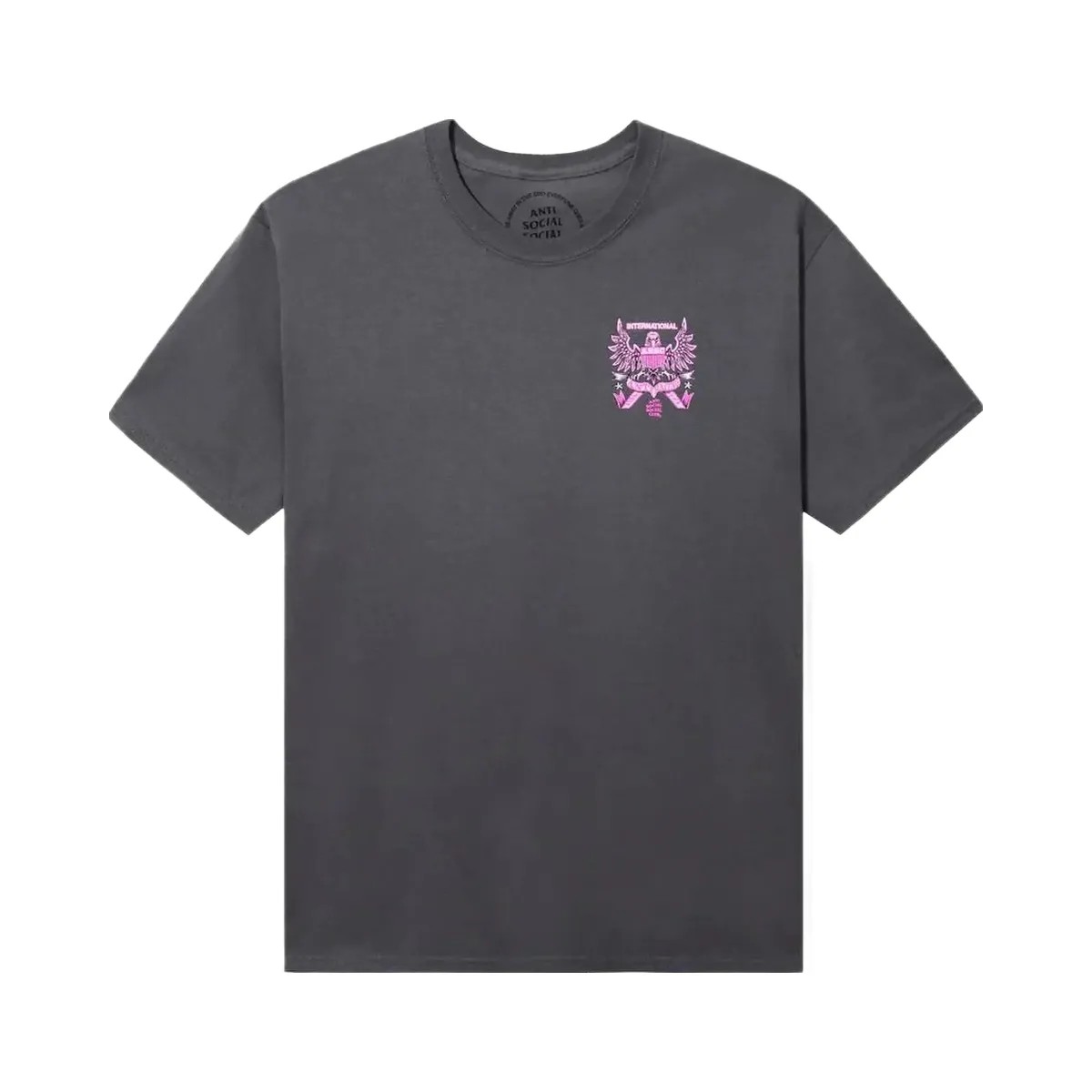 Assc Overanxious T Shirt Charcoal - HypeFly India View 2
