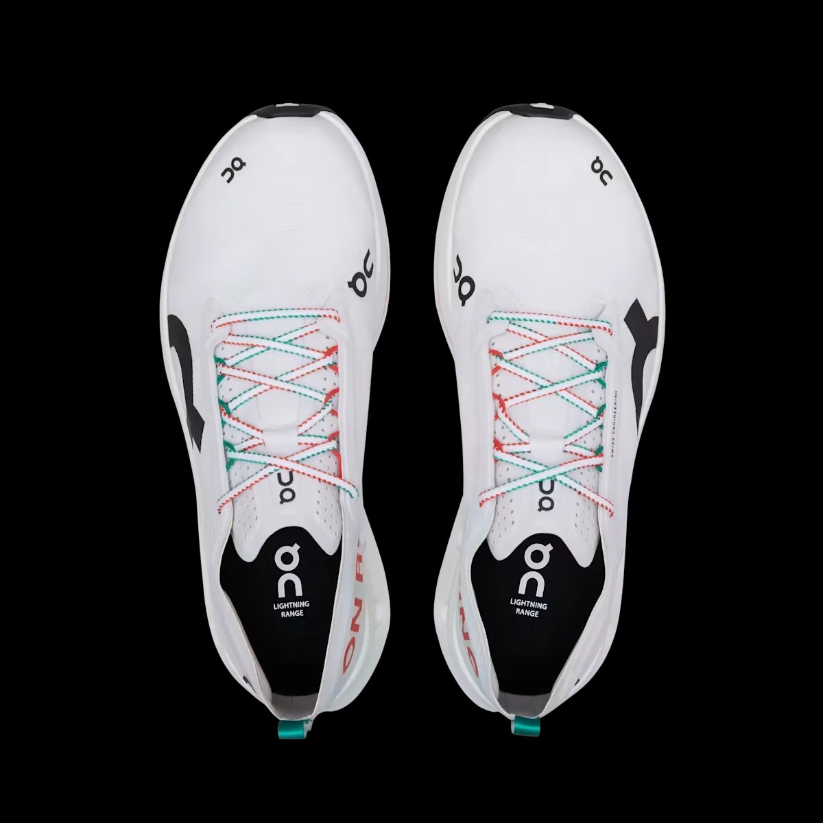 On Running Cloudboom Zone White | Flame - HypeFly India View 2