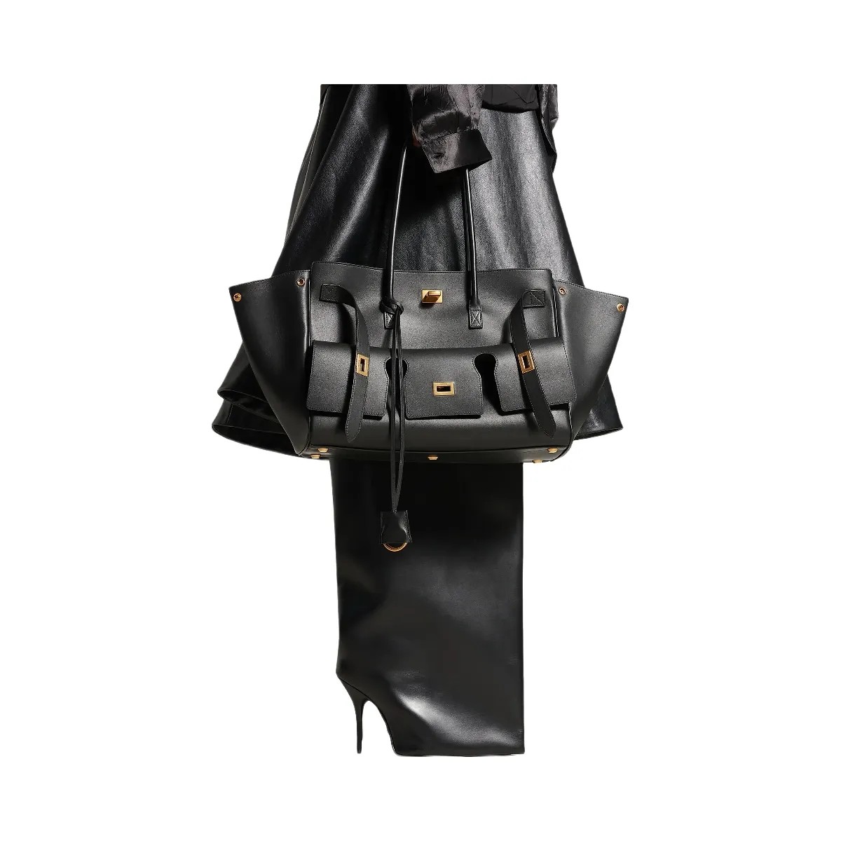 Balenciaga Bel Air Medium Carry All Bag - HypeFly India View 5