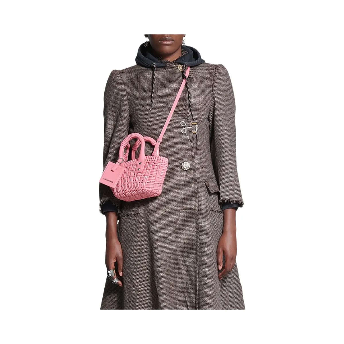 Balenciaga Bistro XXS Basket With Strap - HypeFly India View 2
